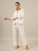 WHITE DAISY Cotton Night SUIT