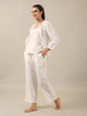 WHITE DAISY Cotton Night SUIT