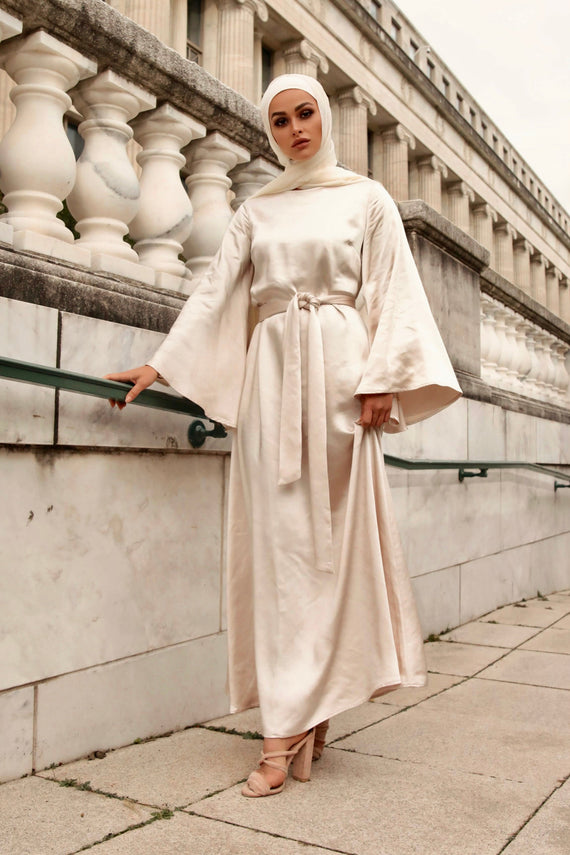 Aliya Evening Dress - Ivory