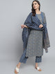 RangDeep Women set Indigo Blue Printed Kurta Set