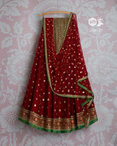 Maroon Pleasurable Lehnga Choli With Dupatta