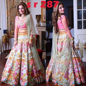 Multi color Demanding Lehnga Choli With Dupatta