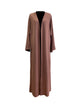 Serene Three Piece Abaya Matching Set - Autumn Maple