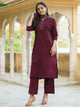 Women Cotton Flex Kurta Set With Chiffon Dupatta