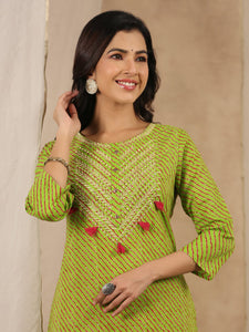 Women Pure Cotton 2 pcs Kurta Set