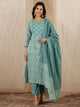 Women Pure Cotton 3 pcs Kurta Set